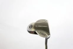 Odyssey White Steel 2-Ball Putter RH 34.25 In Steel Shaft Tour SNSR Grip Mallet