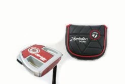 TaylorMade Spider Mini Diamond Silver Putter LEFTY 34 In Steel TaylorMade Shaft
