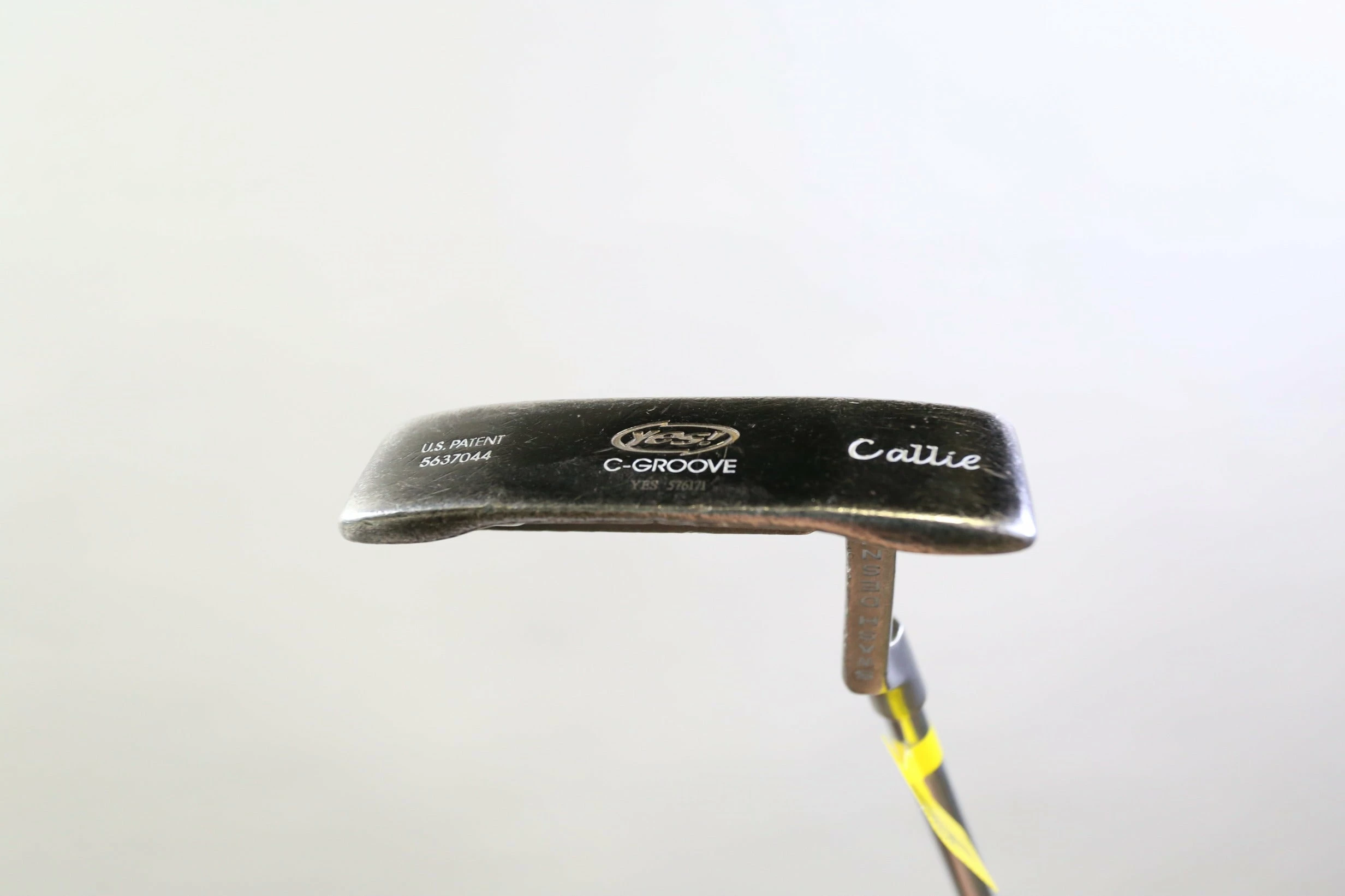 Yes! Callie Putter RH 34.5 In Steel Shaft 2 Thumb Grip Blade 1 Yes! Callie Putter RH 34.5 In Steel Shaft 2 Thumb Grip Blade
