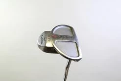 Odyssey White Hot 2-Ball Putter RH 34.5 In Steel Shaft Pistol GT Grip Mallet