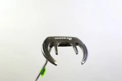 LEFTY Odyssey White Ice Sabertooth Putter 35 In Steel Shaft Winn Jumbo Grip