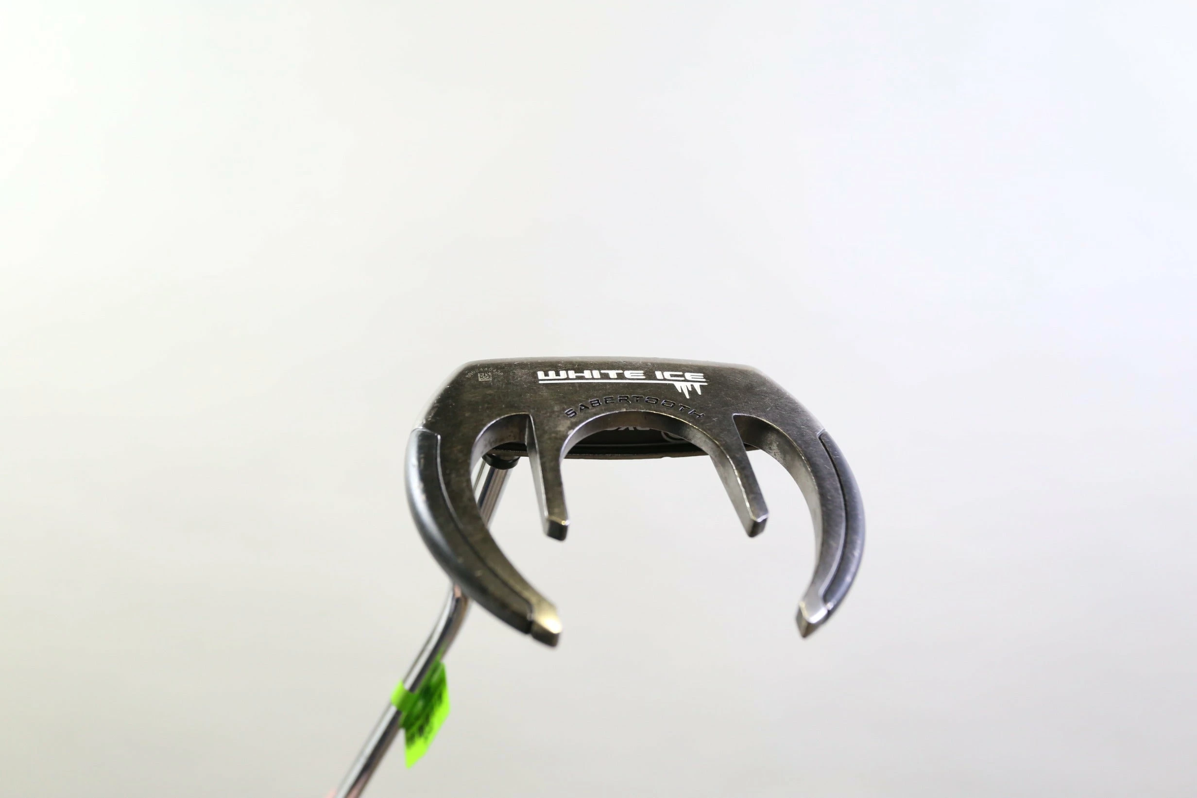 LEFTY Odyssey White Ice Sabertooth Putter 35 In Steel Shaft Winn Jumbo Grip 1 LEFTY Odyssey White Ice Sabertooth Putter 35 In Steel Shaft Winn Jumbo Grip