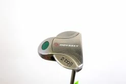 Odyssey White Steel 2-Ball Center Shaft Putter RH 34 In Odyssey Steel Shaft
